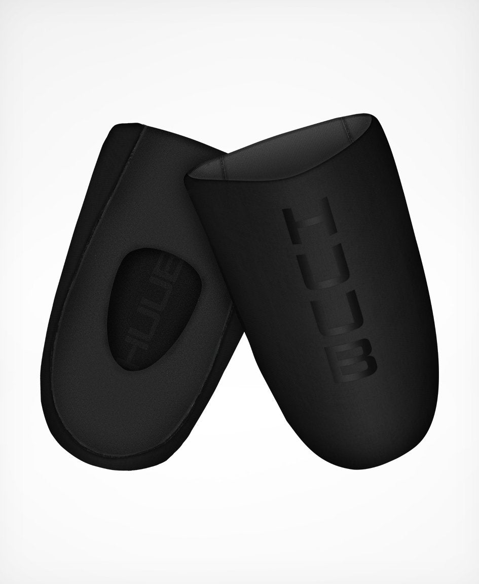 HUUB Cycle Toe Covers II – waterproof neoprene, black, improved fit for early morning cycling, fits all cleats.