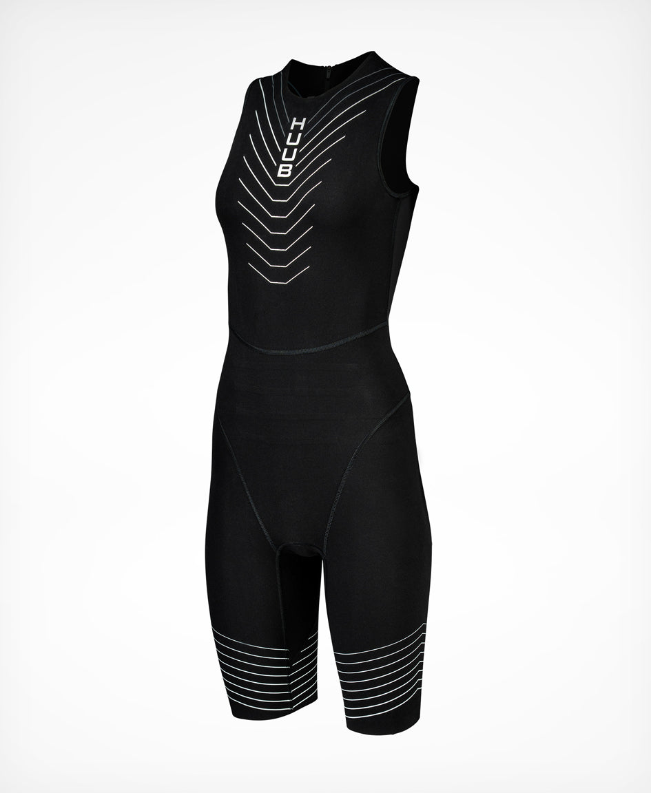 HUUB Pinnacle Women’s Swimskin – hydrophobic high-compression non-wetsuit triathlon suit